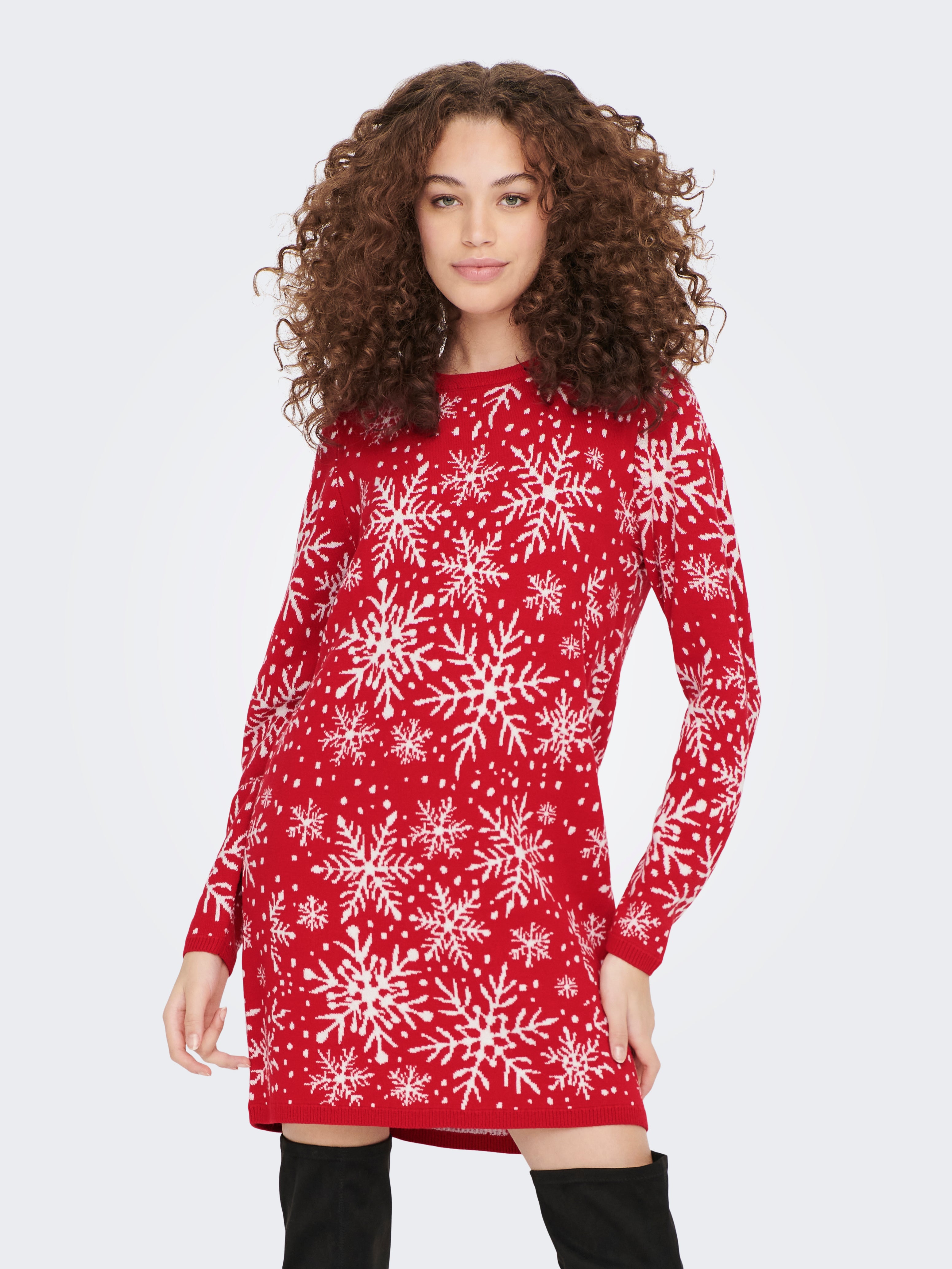 JDYMIKA Kurzes Kleid True Red