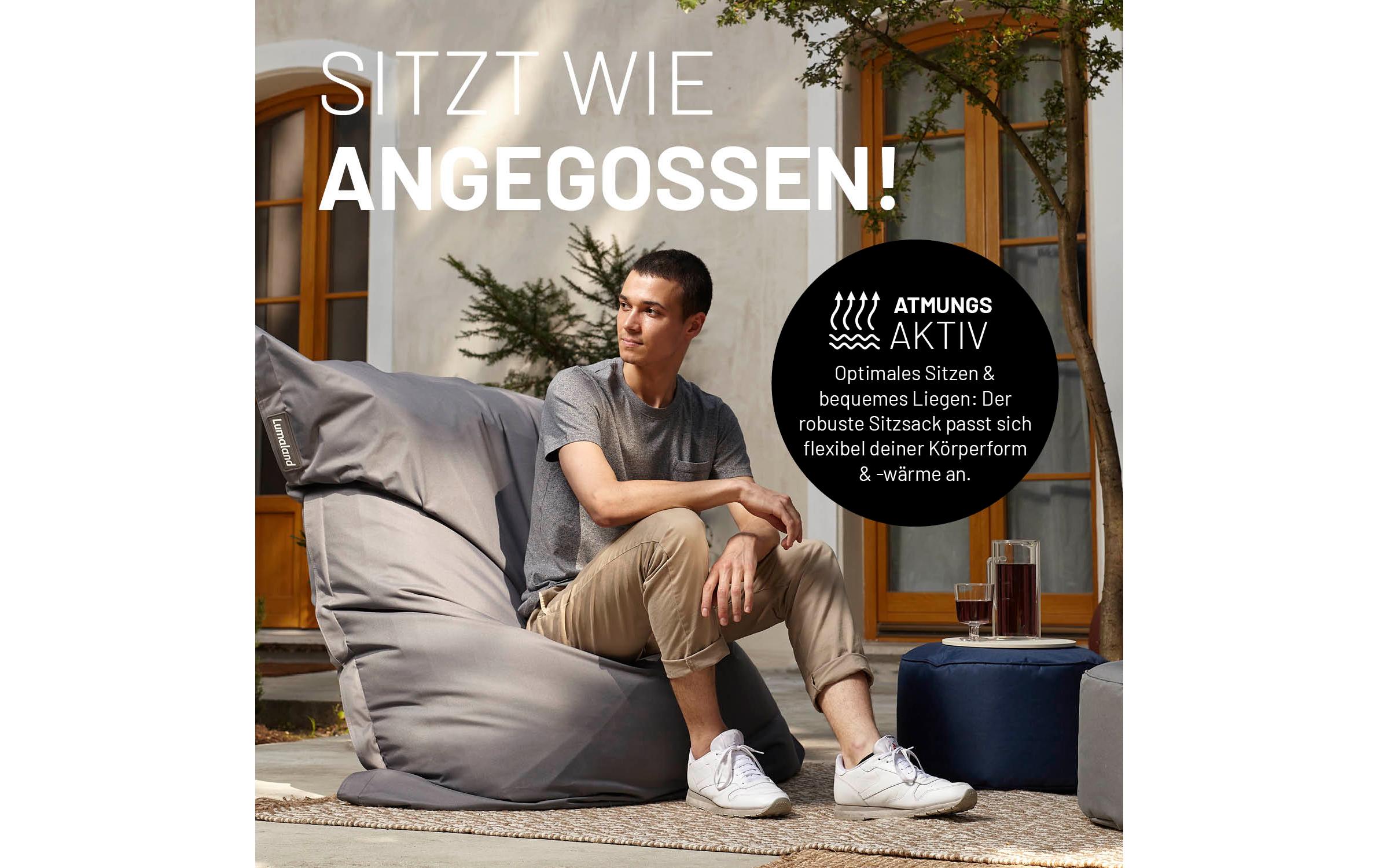 Sitzsack Classic XXL 380 L, Senfgelb<br>Sitzsack für innen und aussen