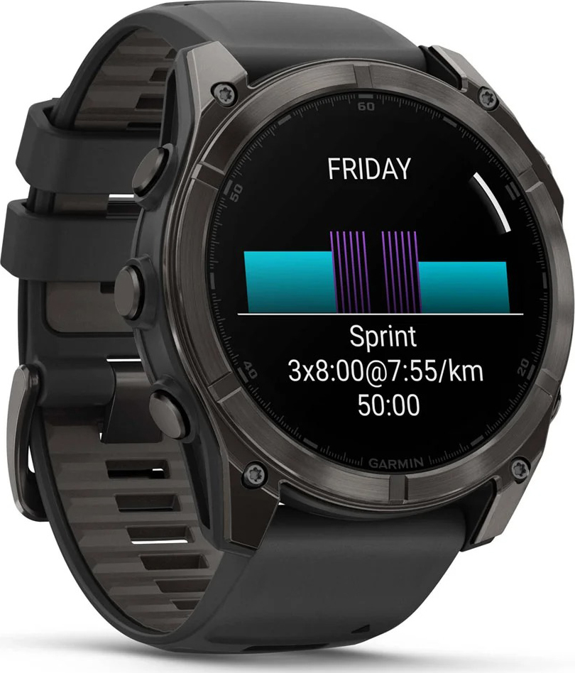 Fenix 8 - AMOLED Sapphire - 51mm Carbon Grey/Black/Pebble Grey