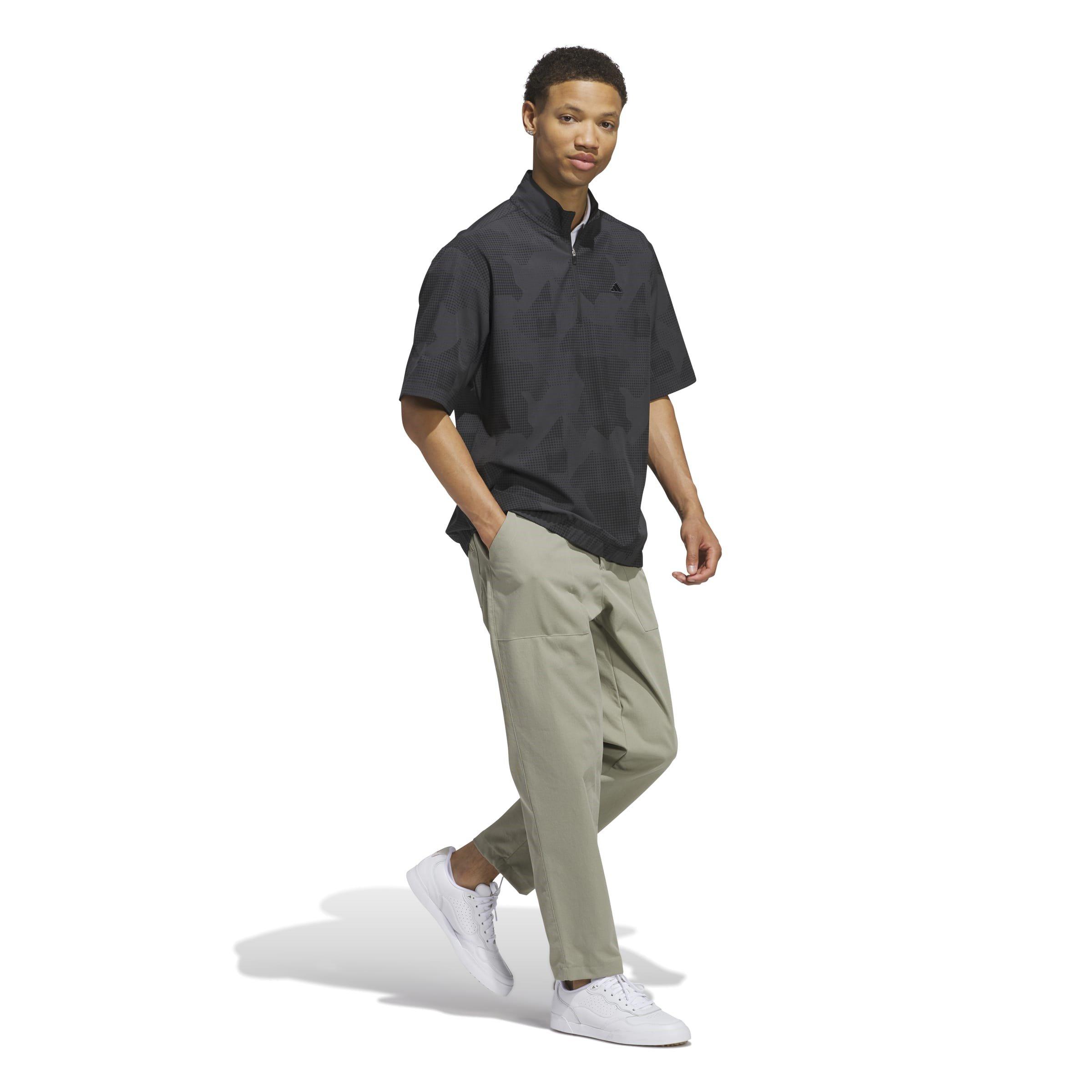 adidas Go to DWR Short Sleeve Half Zip Pullover Mens