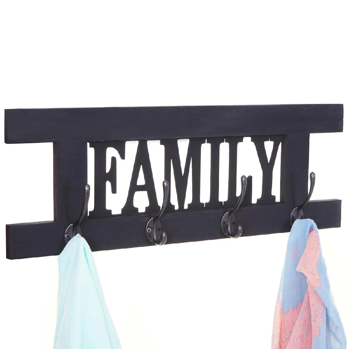 Mendler Garderobe Murale HWC-C60 Family - Gris Foncé