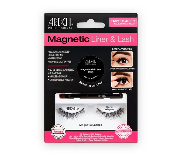 Ardell Magnetic Lashes & Line Demi Wispies Set
