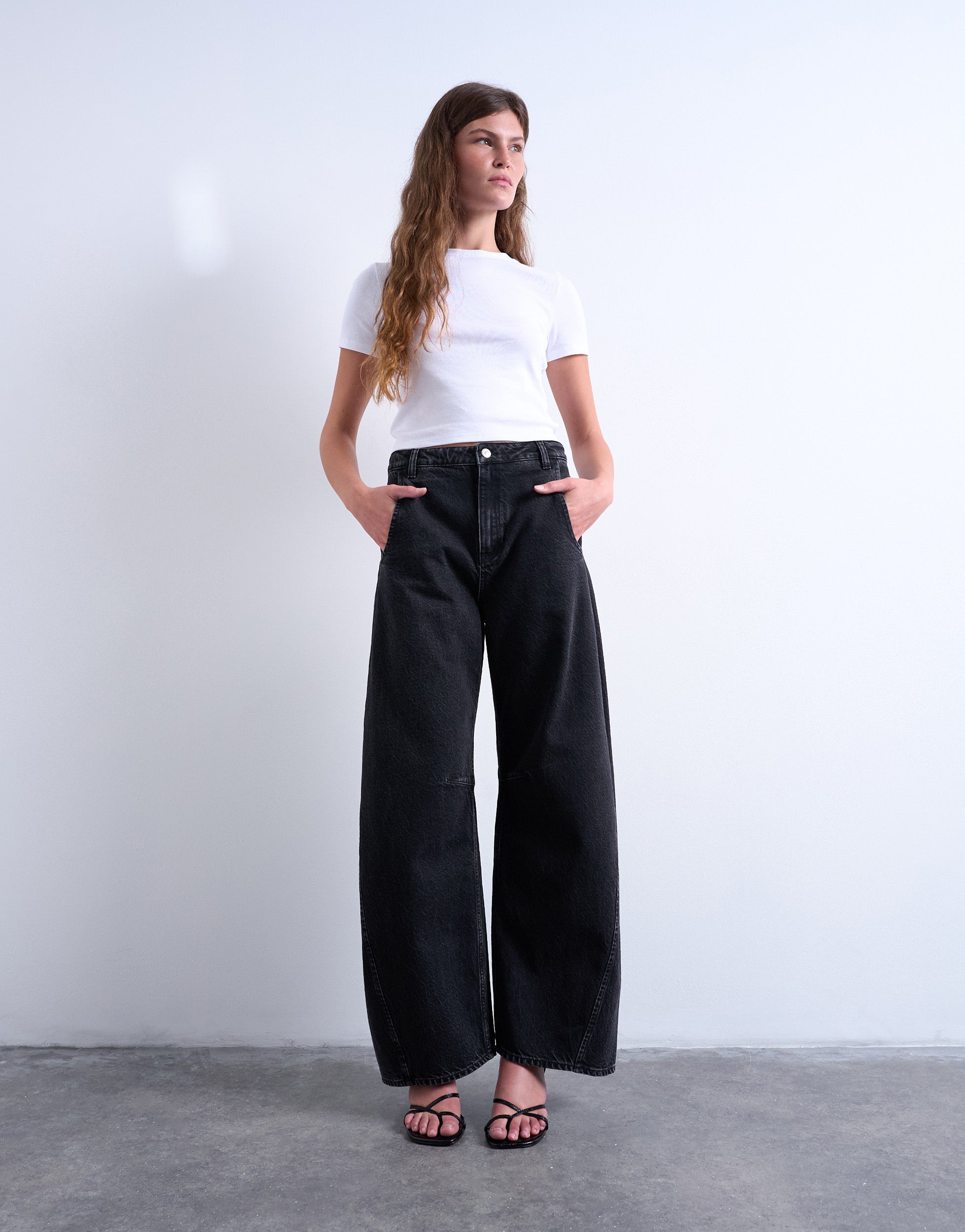 TSEMMA High rise Barrel fit Jeans