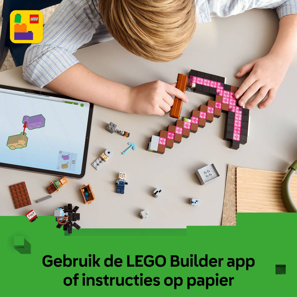 LEGO Minecraft de pikhouweelmijn 21277
