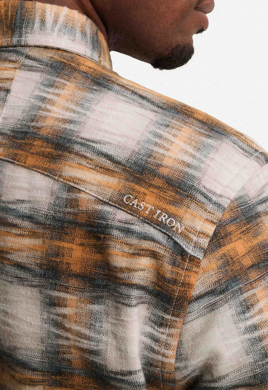 Cast Iron Check Jacquard Overhemd