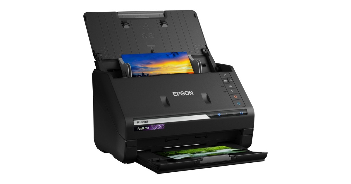 EpsonFastFoto FF-680W feedscanner  (Zwart)