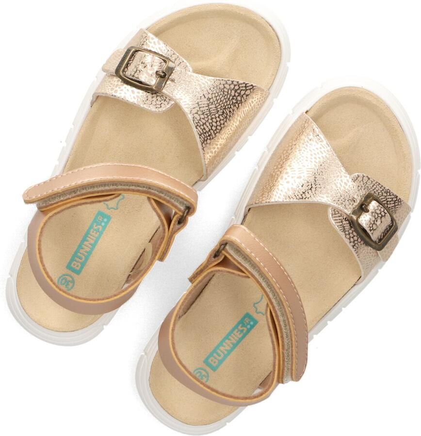 BunniesJR 226420-796 Meisjes Platte Sandalen Roze Imitatieleer Klittenband