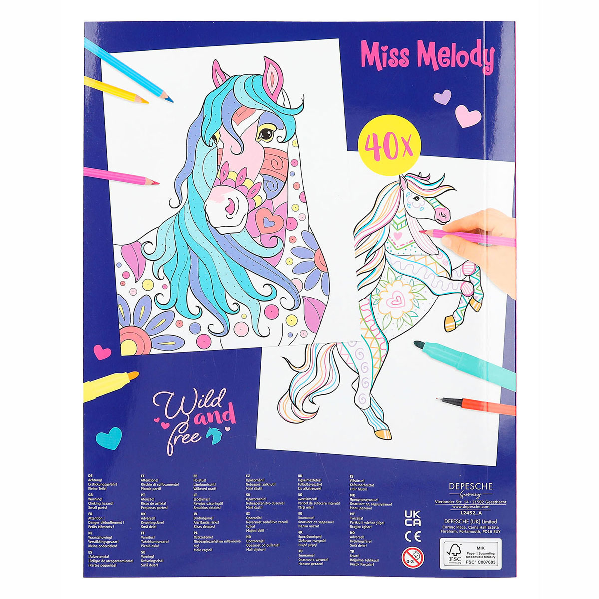Miss Melody Colour & Design Kleurboek