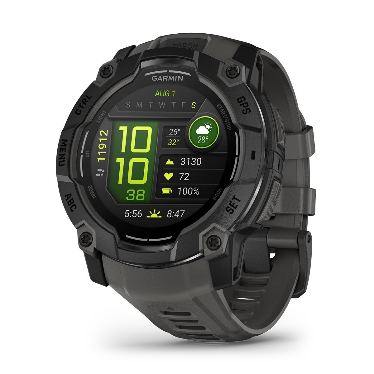 Garmin Instinct 3 AMOLED, 50mm (Black)