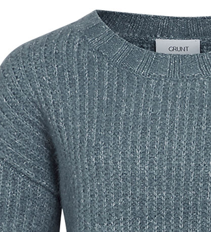 Grunt Bluse - Strick - GrKitt - Blau