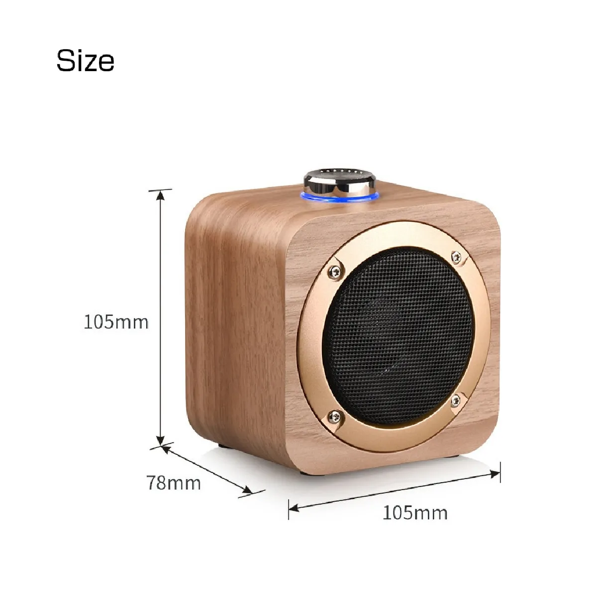 Universal Enceinte subwoofer bois