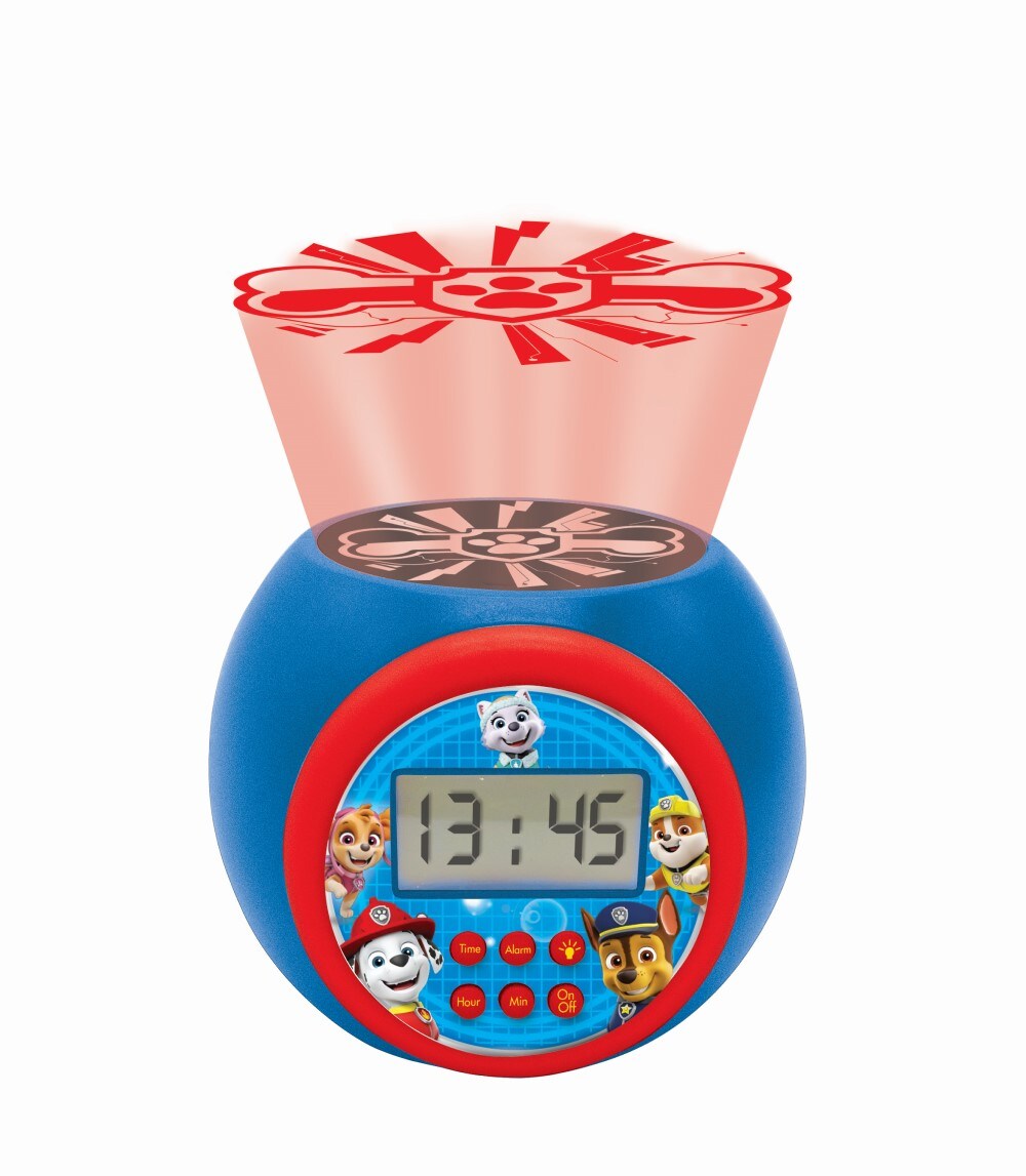 Paw Patrol Projektions Wecker mit LED Farbwechsel und Timer-Funktion