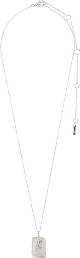 Pilgrim AQUARIUS recycled Zodiac Sign necklace, silver-plated Sølv