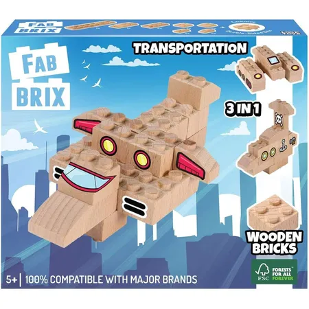 FabBrix Holzbausteine Transport