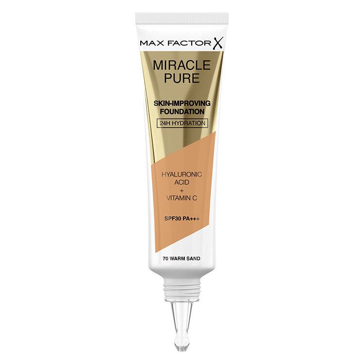 Max Factor Miracle Pure Skin-Improving Foundation 70 Warm Sand 30ml