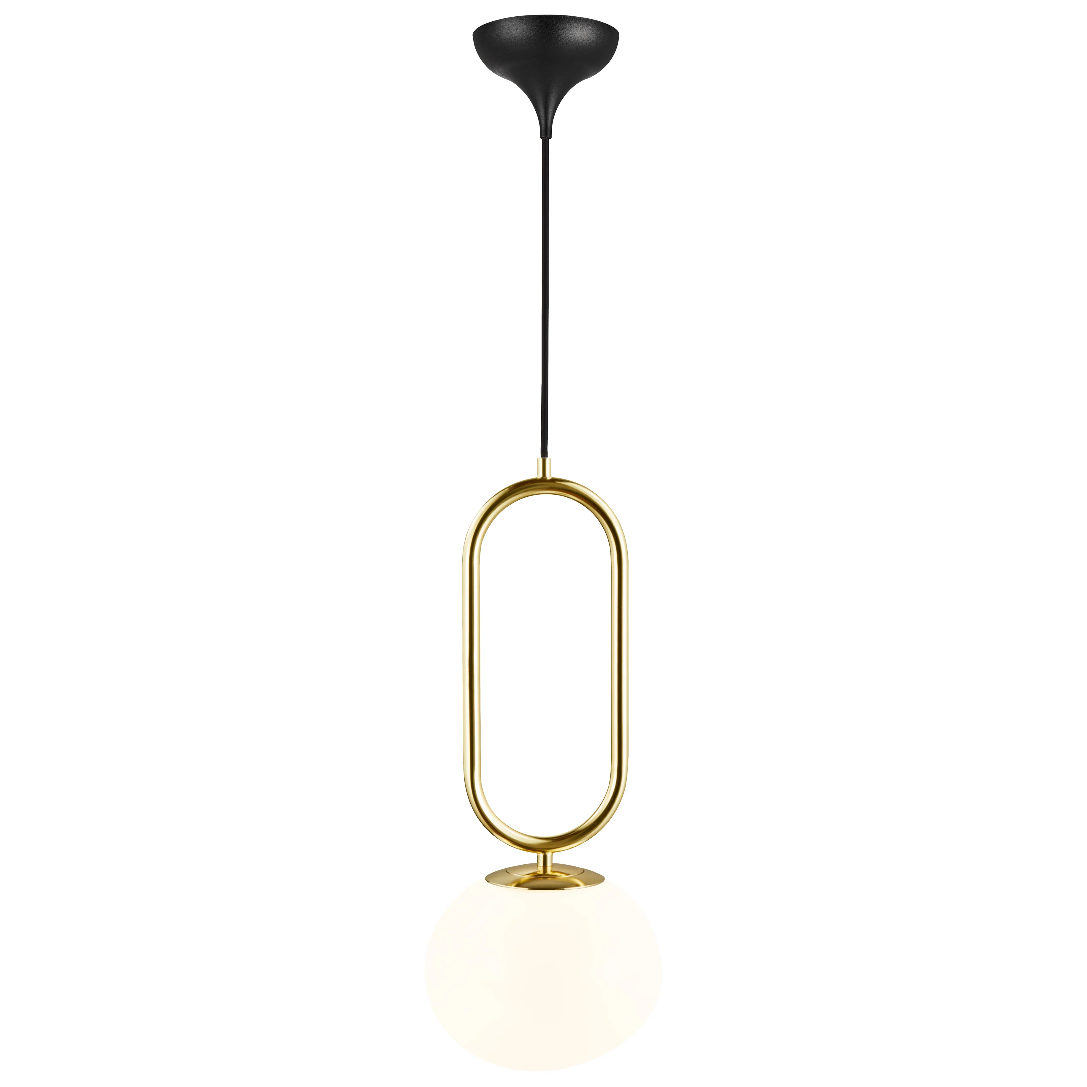 Design For The People  Shapes pendel, messing - Ø27 cm.