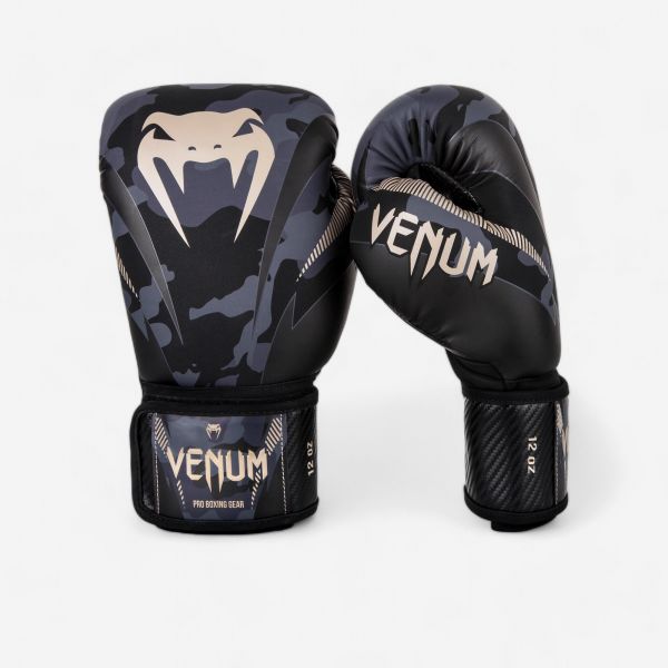 Venum Luvas de Boxe Impact Camuflado escuro-16 Oz