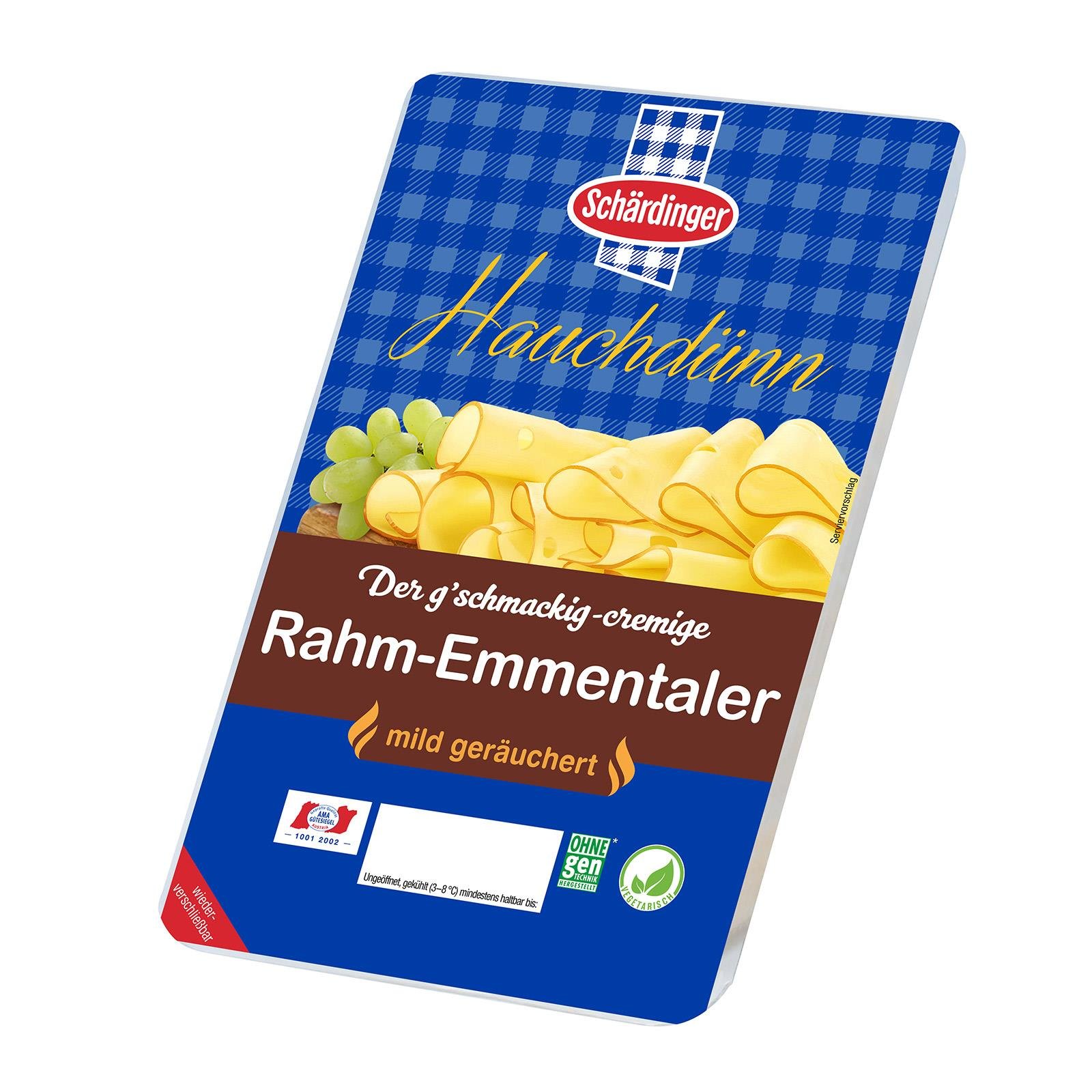 Schärdinger Rahm-Emmentaler geräuchert Scheiben