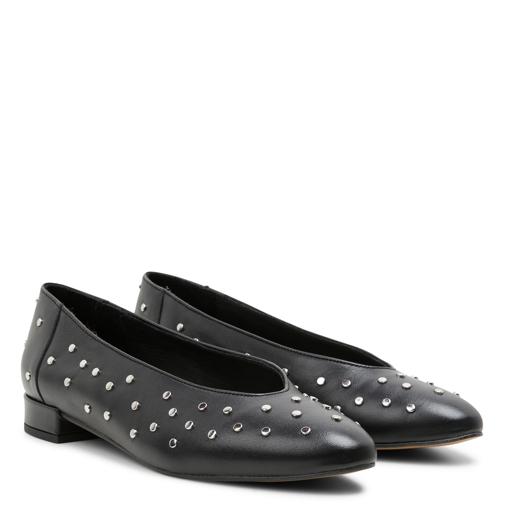 CAMILA CLOUS - Ballerines en cuir | Noir