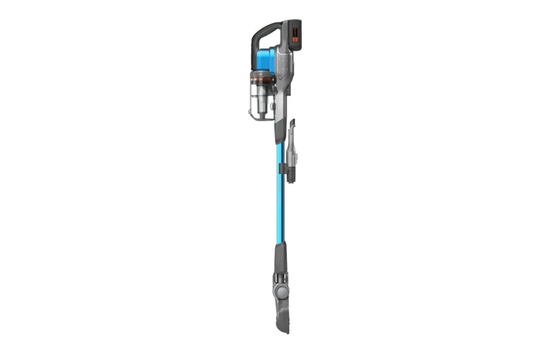 Akku-Hand- und Stielsauger POWERSERIES Extreme Blau/Silber<br>Akku-Stielsauger mit LED-Arbeitslicht