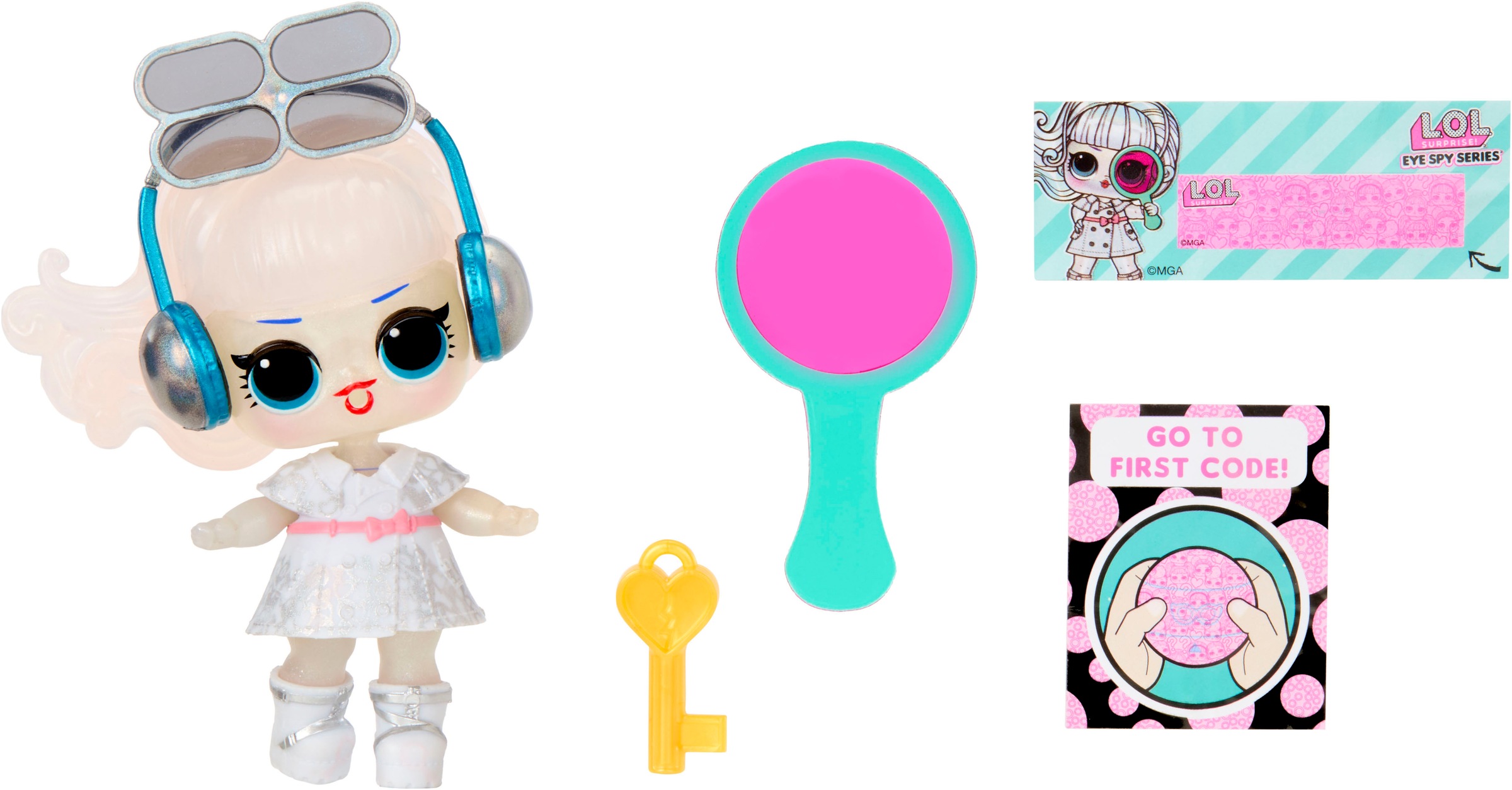 L.O.L. SURPRISE! Anziehpuppe »L.O.L. Surprise Eye Spy Tots« mit magischem Farbwechsel; Lieferung erfolgt sortiert