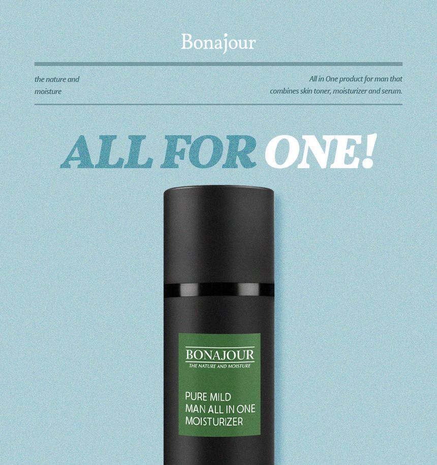 BONAJOUR - Pure Mild Man All-In-One Moisturizer