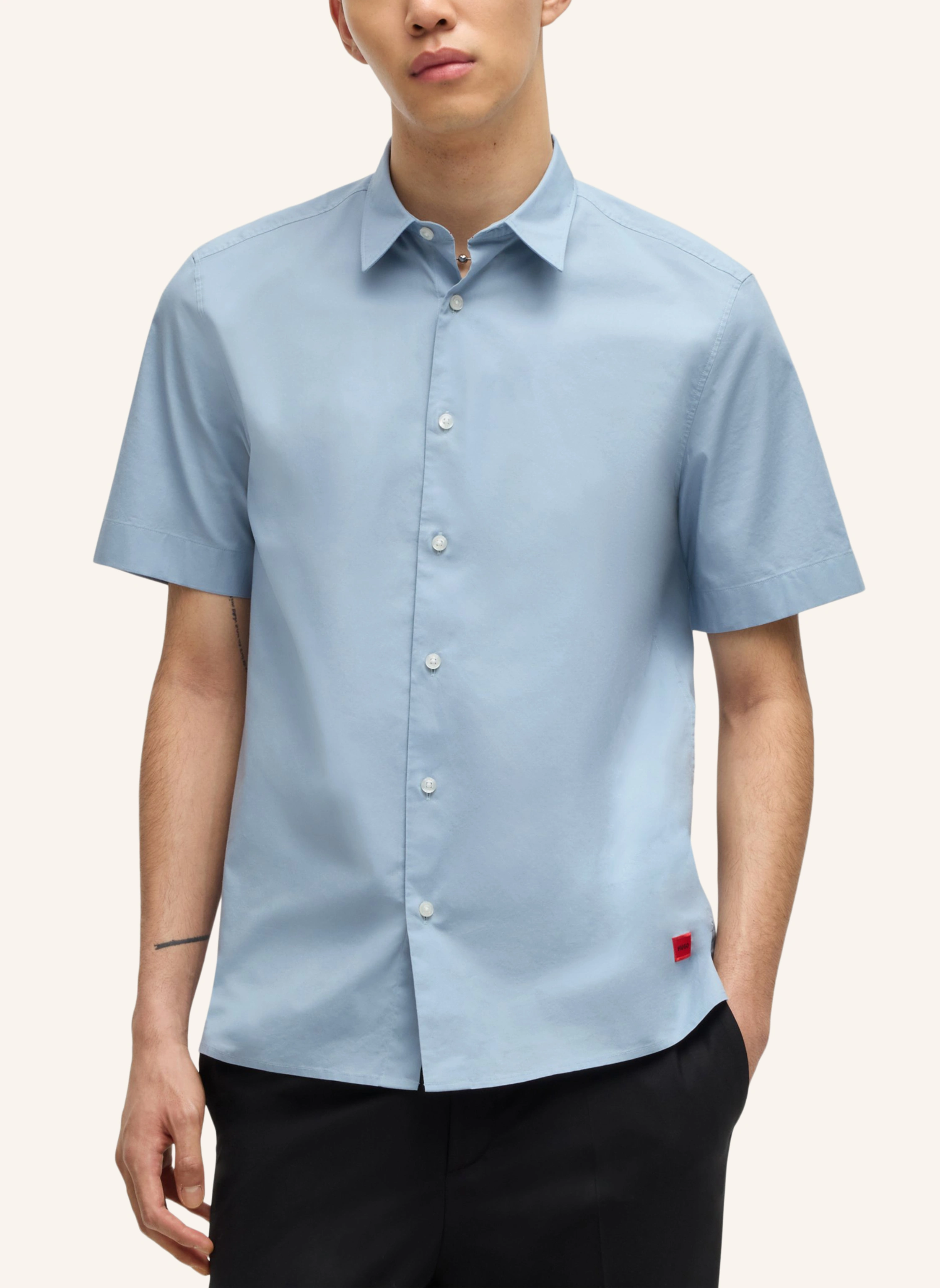HUGO Casual Hemd EBOR Relaxed Fit