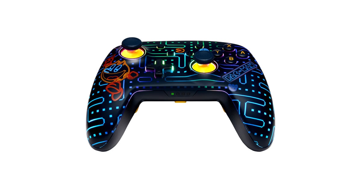 PowerAEnhanced Wireless Controller for Nintendo Switch with Lumectra - PAC-MAN Neon Arcade