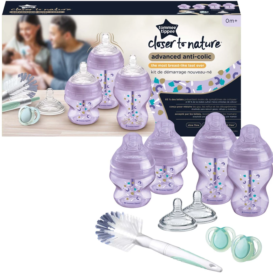 Tommee Tippee Starterset Advanced Anti Kolik in lila