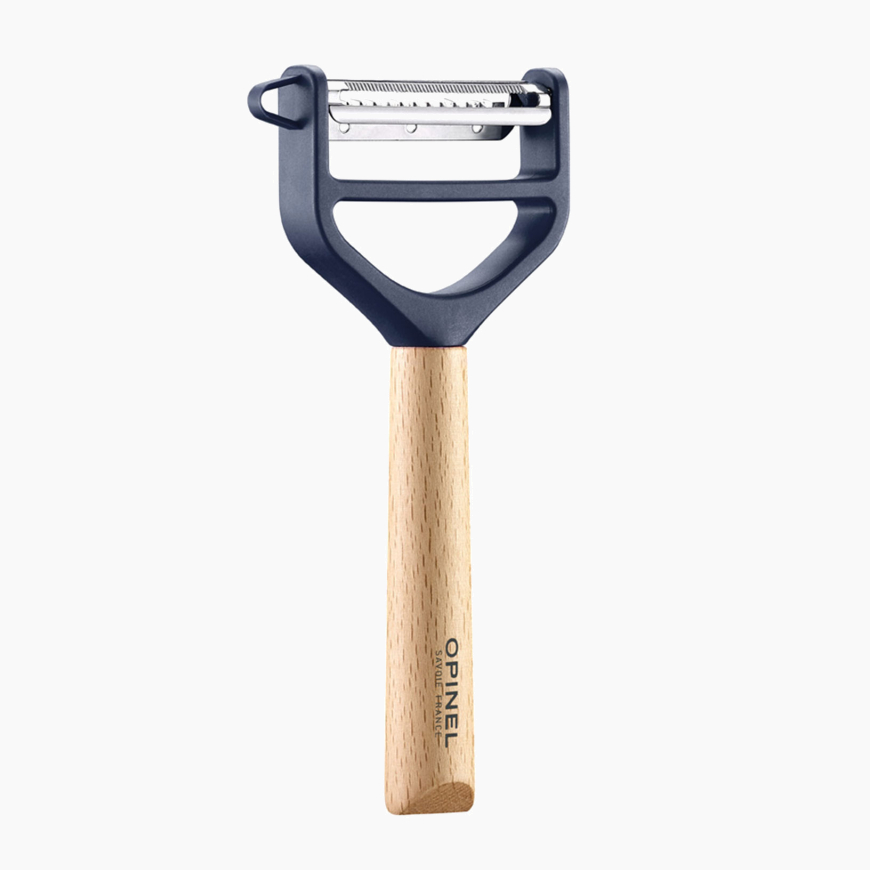 Eplucheur T-Duo bois Bleu