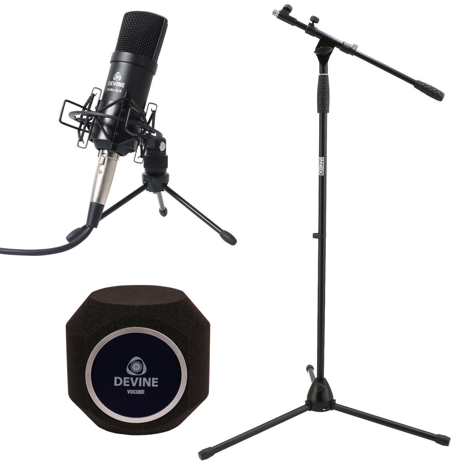 Devine M-Mic XLR BK - BAX advised set - studio vocal