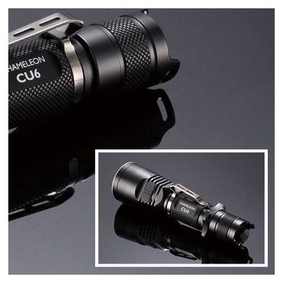NiteCore lampe de poche CU6 Caméléon - avec lumière UV-440 lumen-Noir