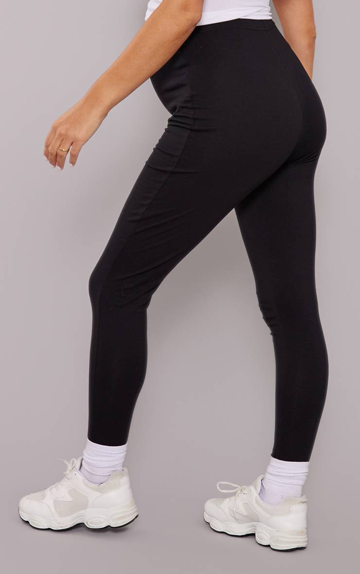 Noir Legging De Maternité Basique En Jersey