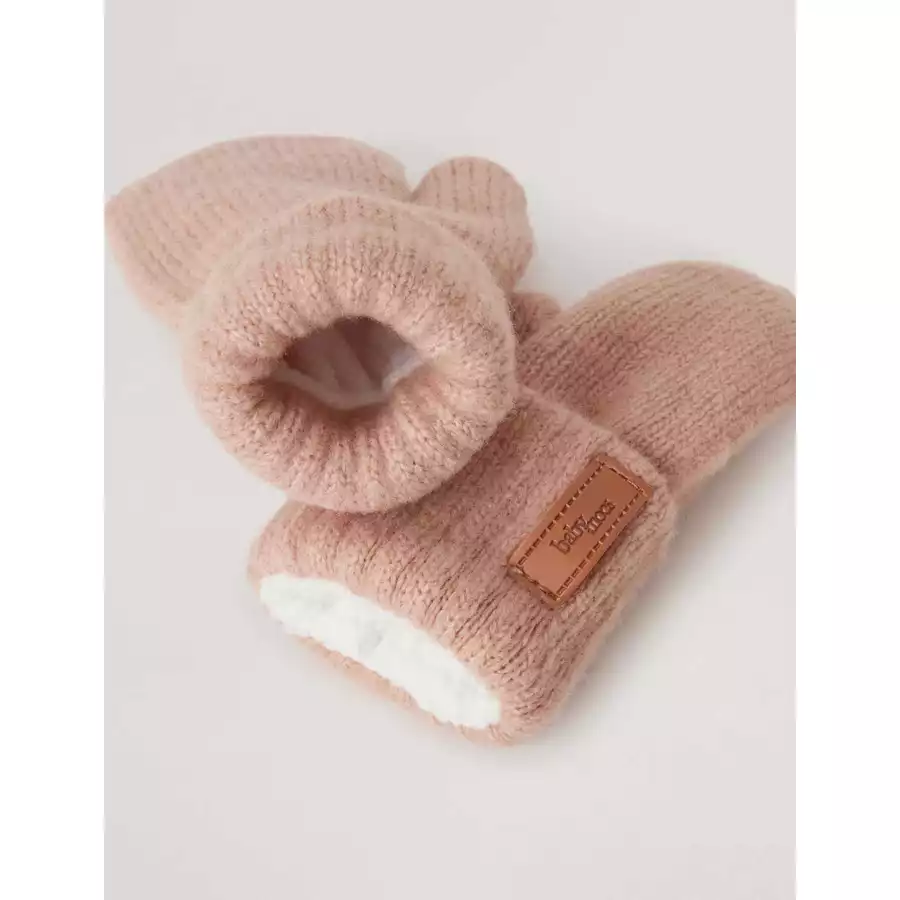 BabyMocs Handschuhe Vegan pink
