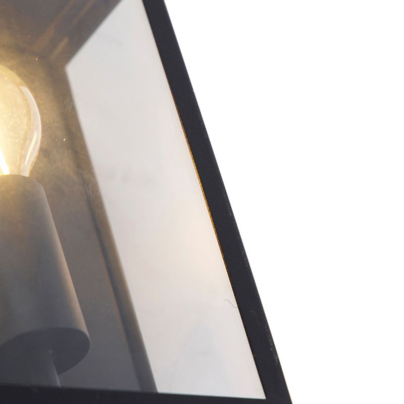 Smart buiten wandlamp zwart 25,5 incl. WiFi A60 IP44 - Rotterdam