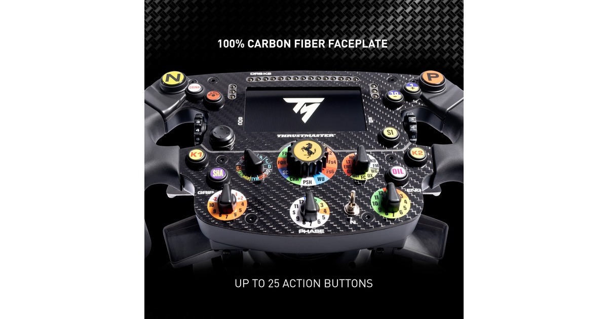 ThrustmasterFormula Wheel add-on Ferrari SF1000 Edition stuur add-on  (Zwart/aluminium, Pc, PS4, PS5, Xbox One, Xbox Series X/S)