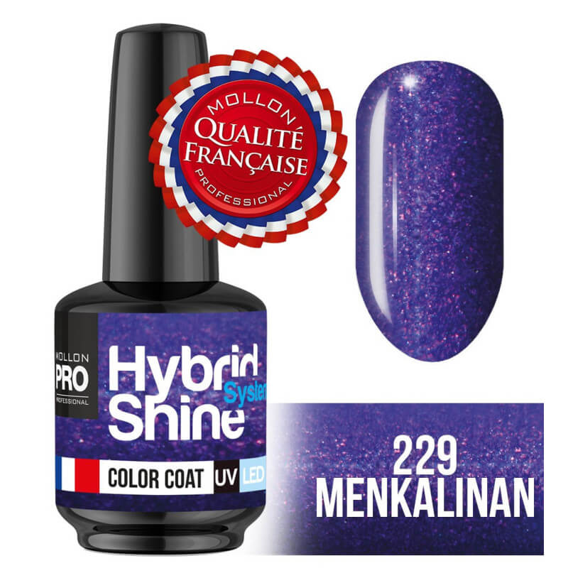 Mini Vernis Semi-Permanent Hybrid Shine Mollon Pro 8ml