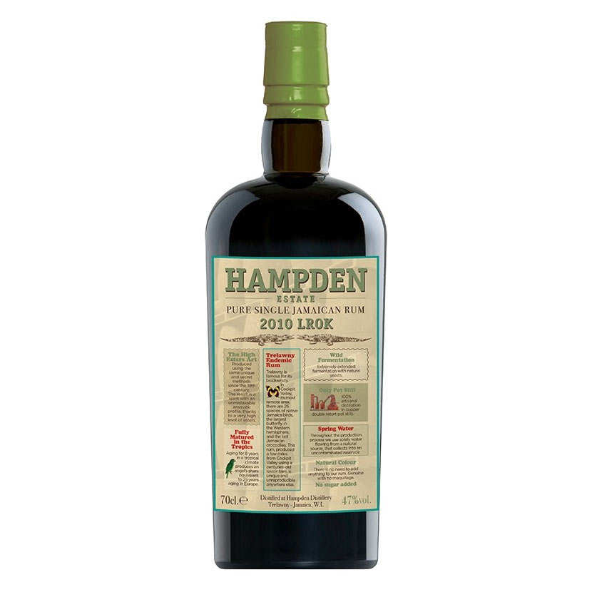 Rhum de la Jamaïque Hampden 2010 LROK 47%