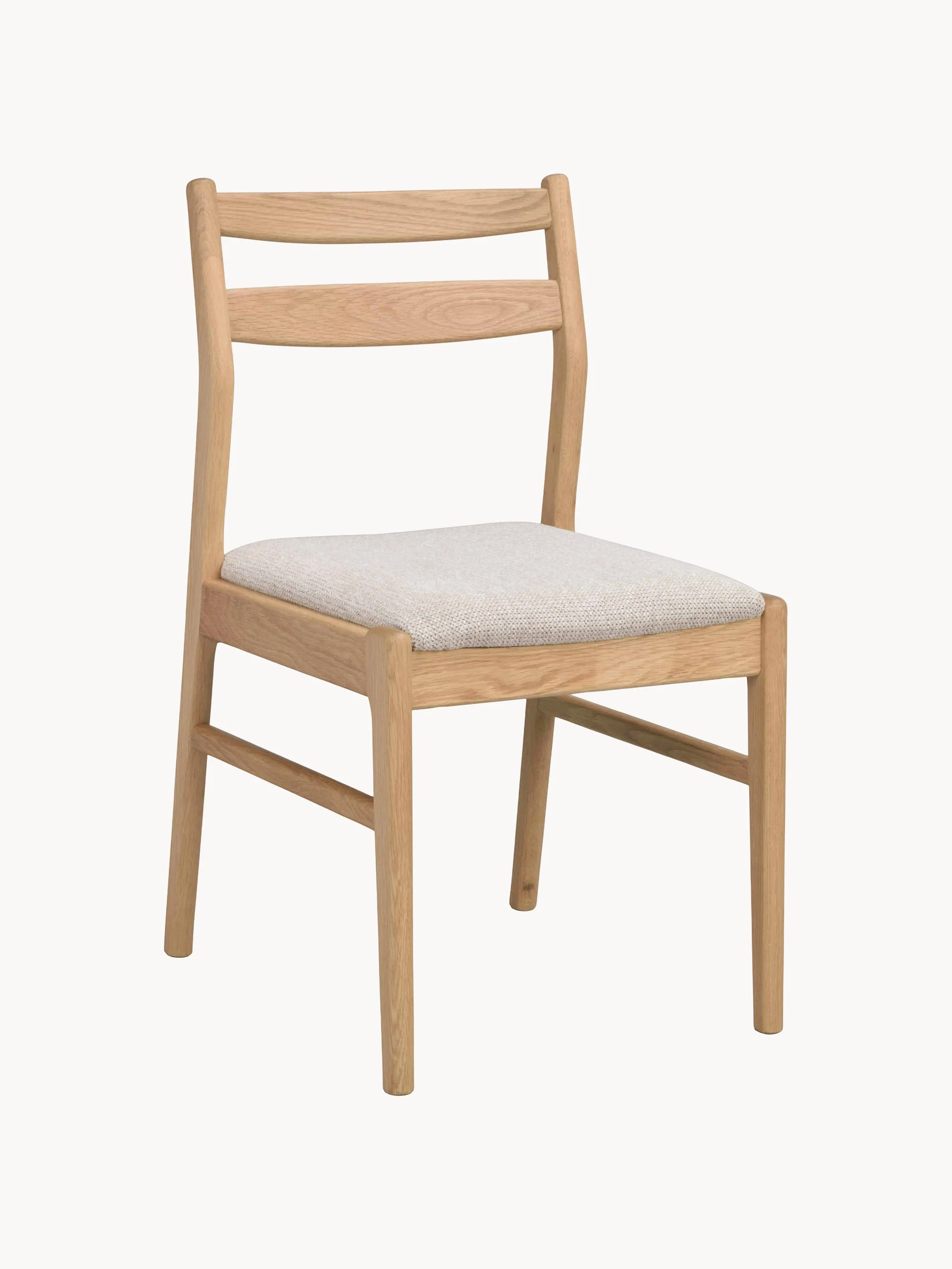 Eikenhouten eetstoelen Kerwin, 2 stuks