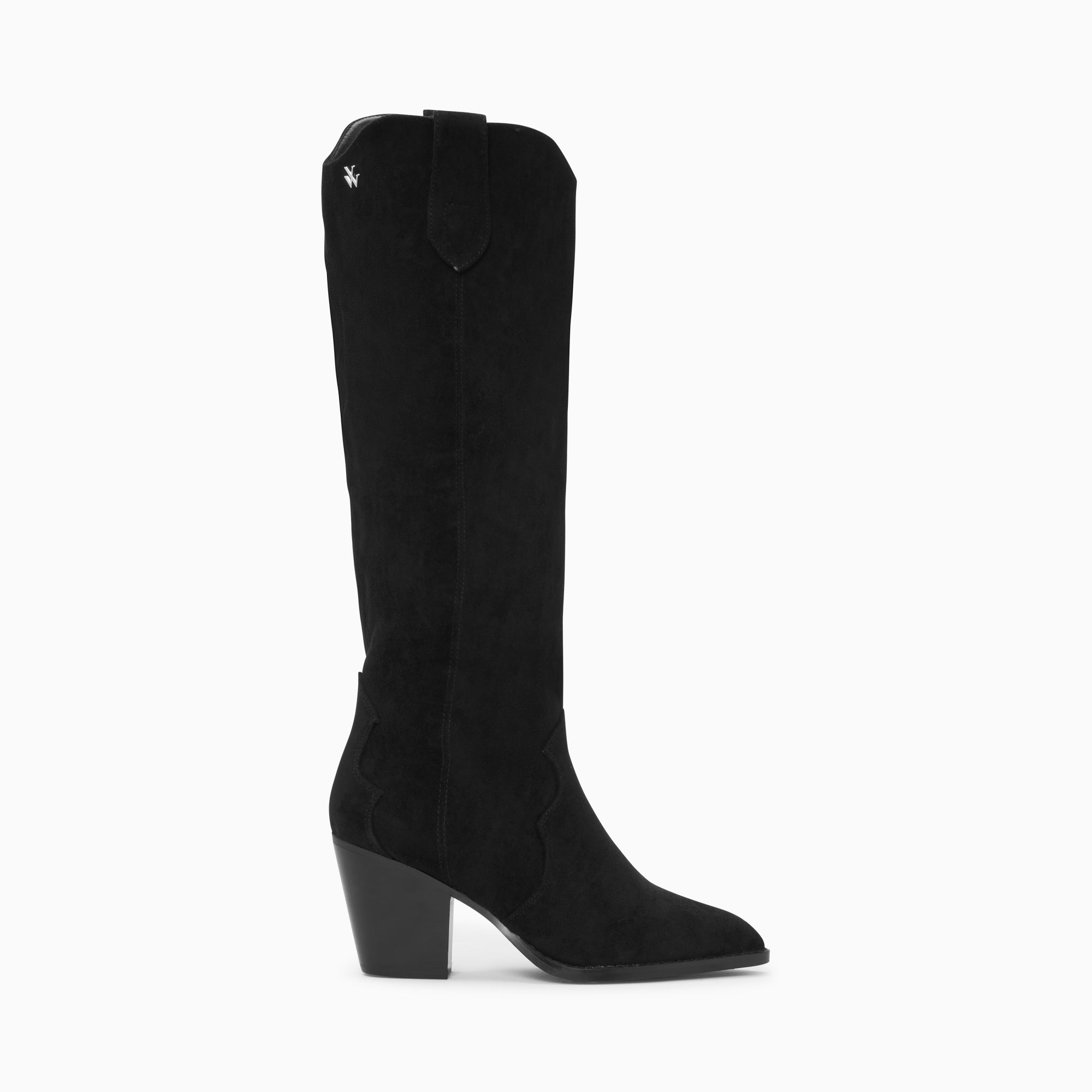 Bottes, Cuissardes-Bottes santiags Sharon noires à talon