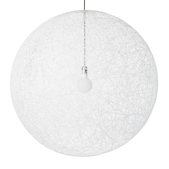 Moooi - Random Light II Pendelleuchte, L, weiss