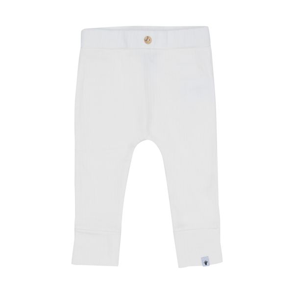 Klein Baby Broek Rib - Maat 50 - Natural White