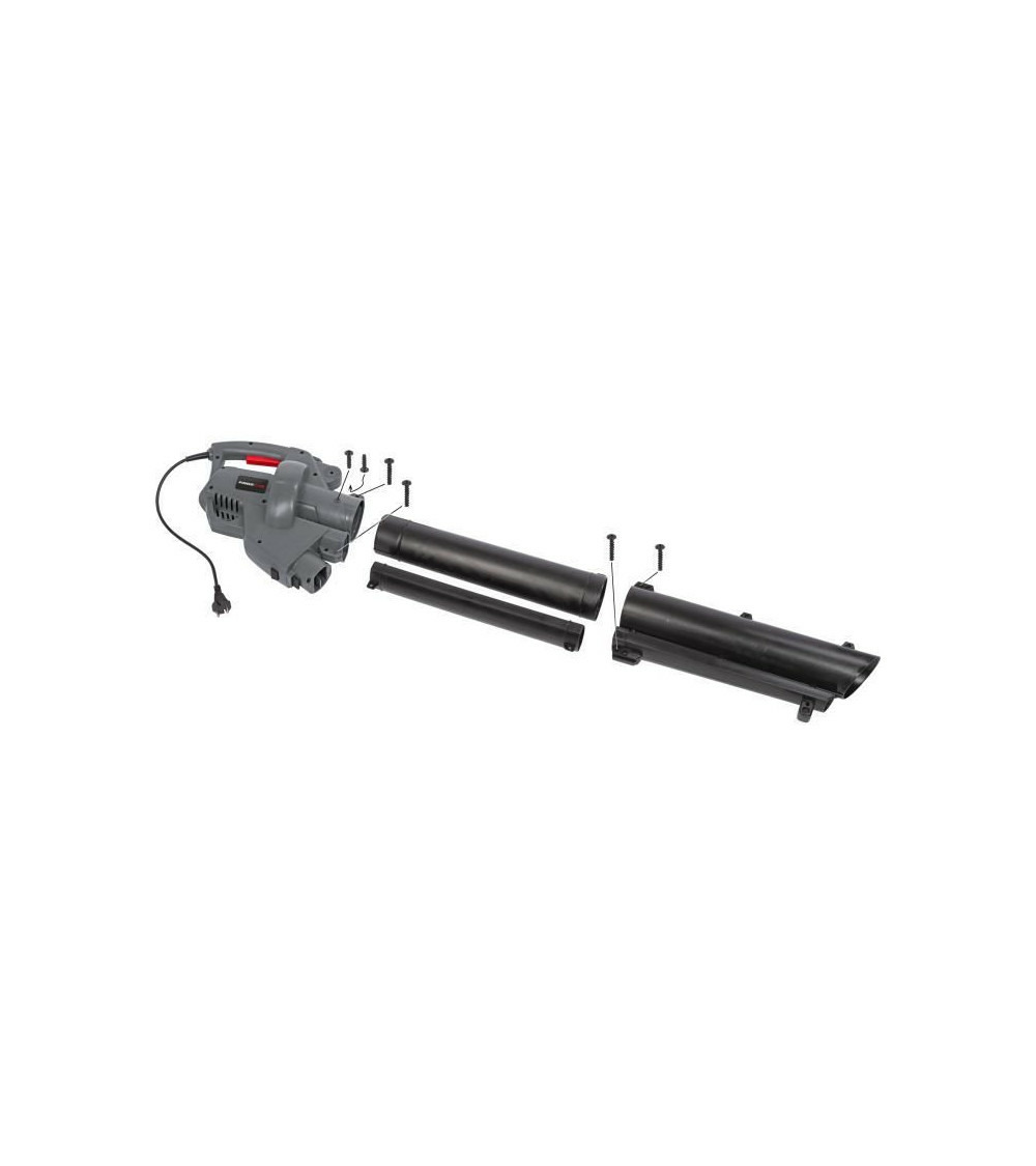 Aspirateur souffleur broyeur de feuilles 3300w poweg9013