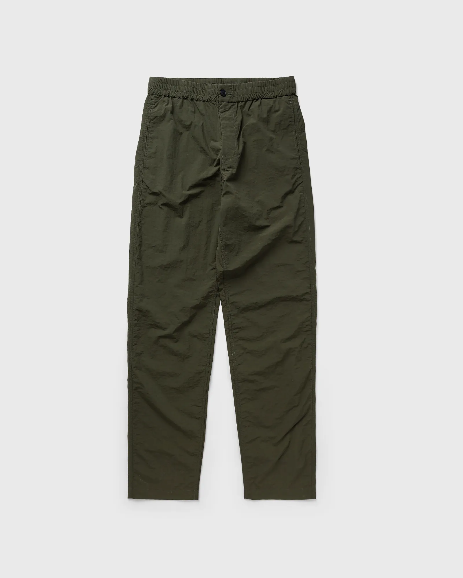 Maison Kitsune CASUAL STRAIGHT LEG PANTS IN CRISPY NYLON WITH TON