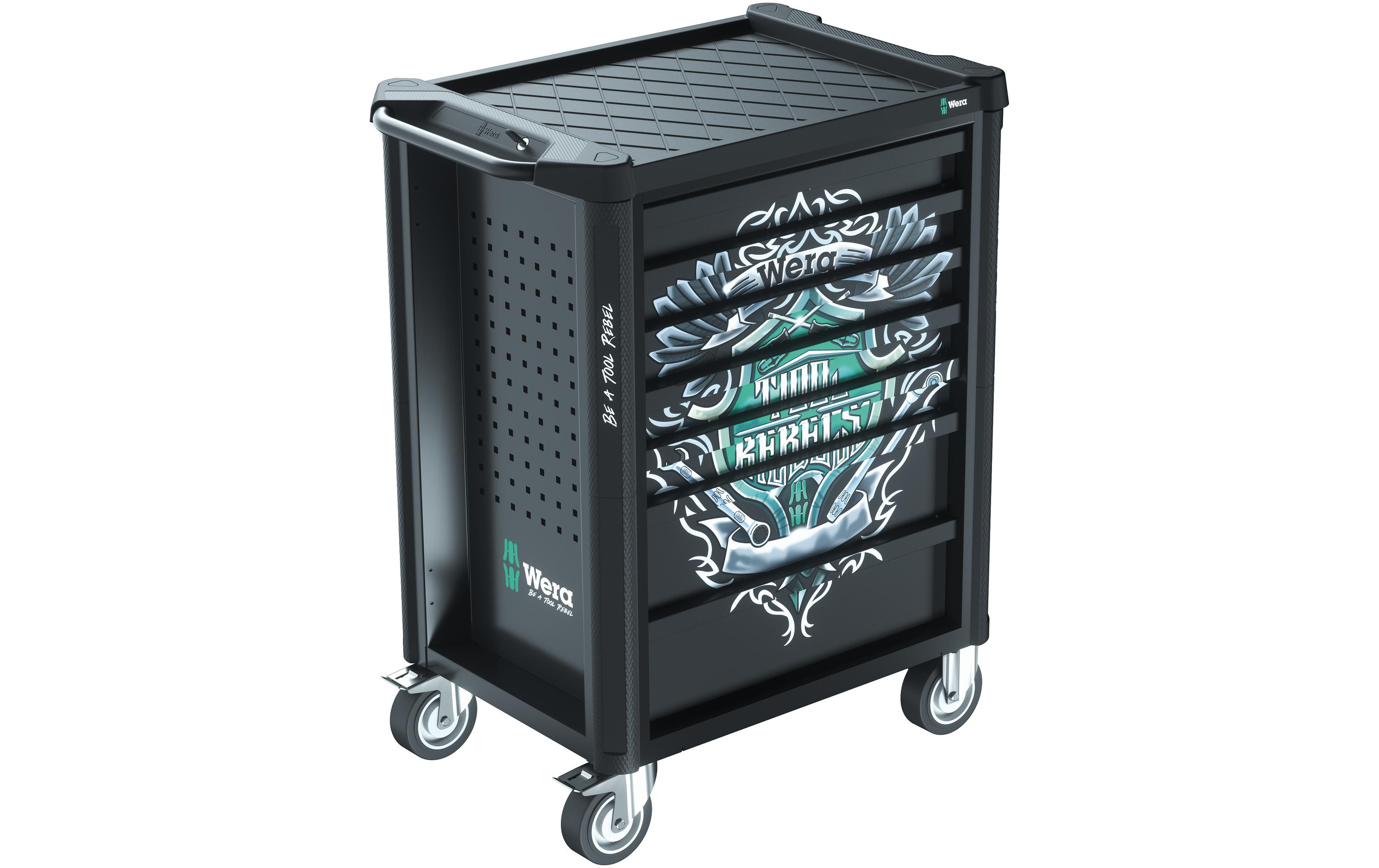 Werkstattwagen 9700 Tool Rebel 1, 78‑teilig<br>Exklusiver Werkstattwagen im Tool Rebel Design für den täglichen harten Einsatz