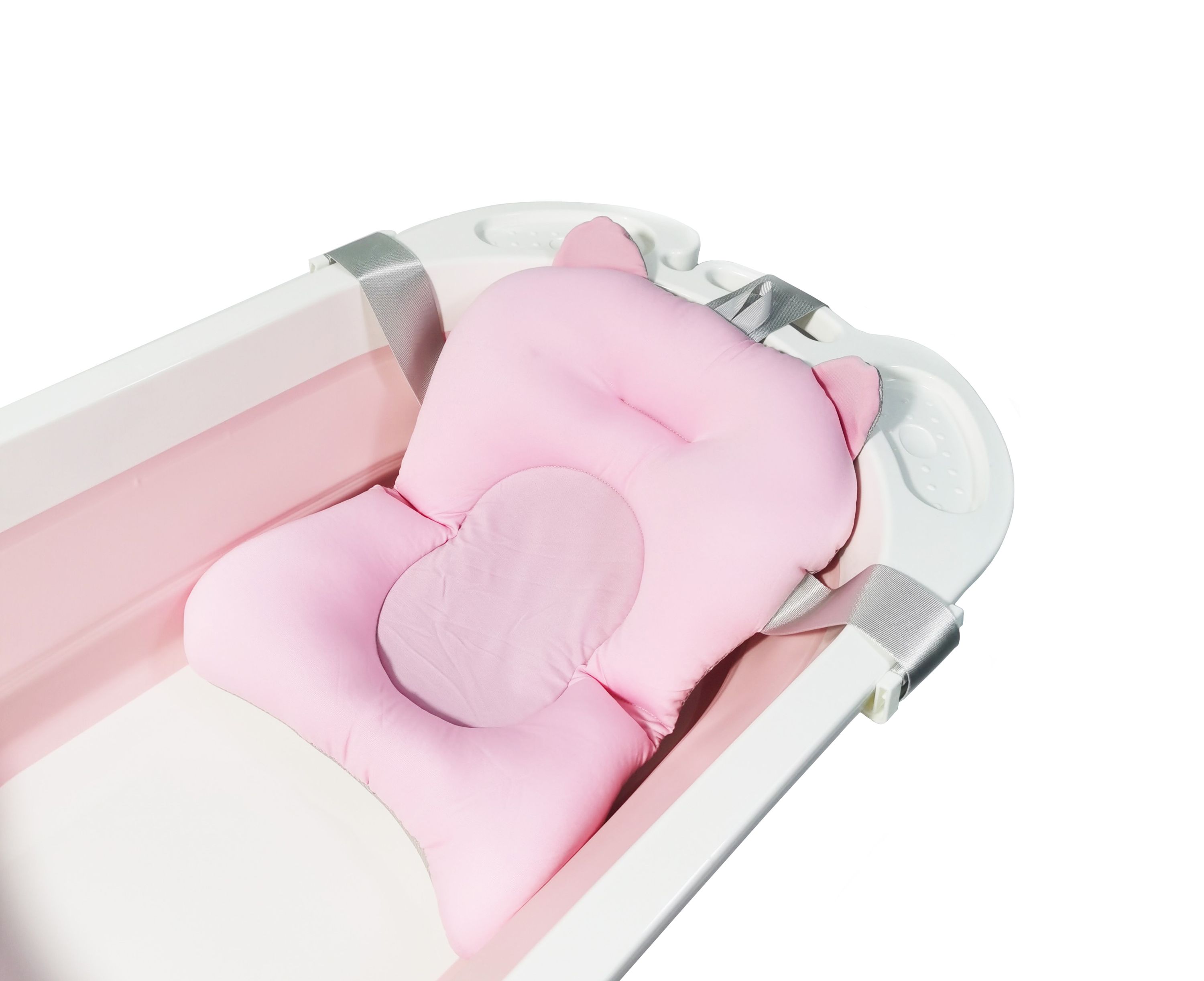 Babybadewannen faltbar rosa