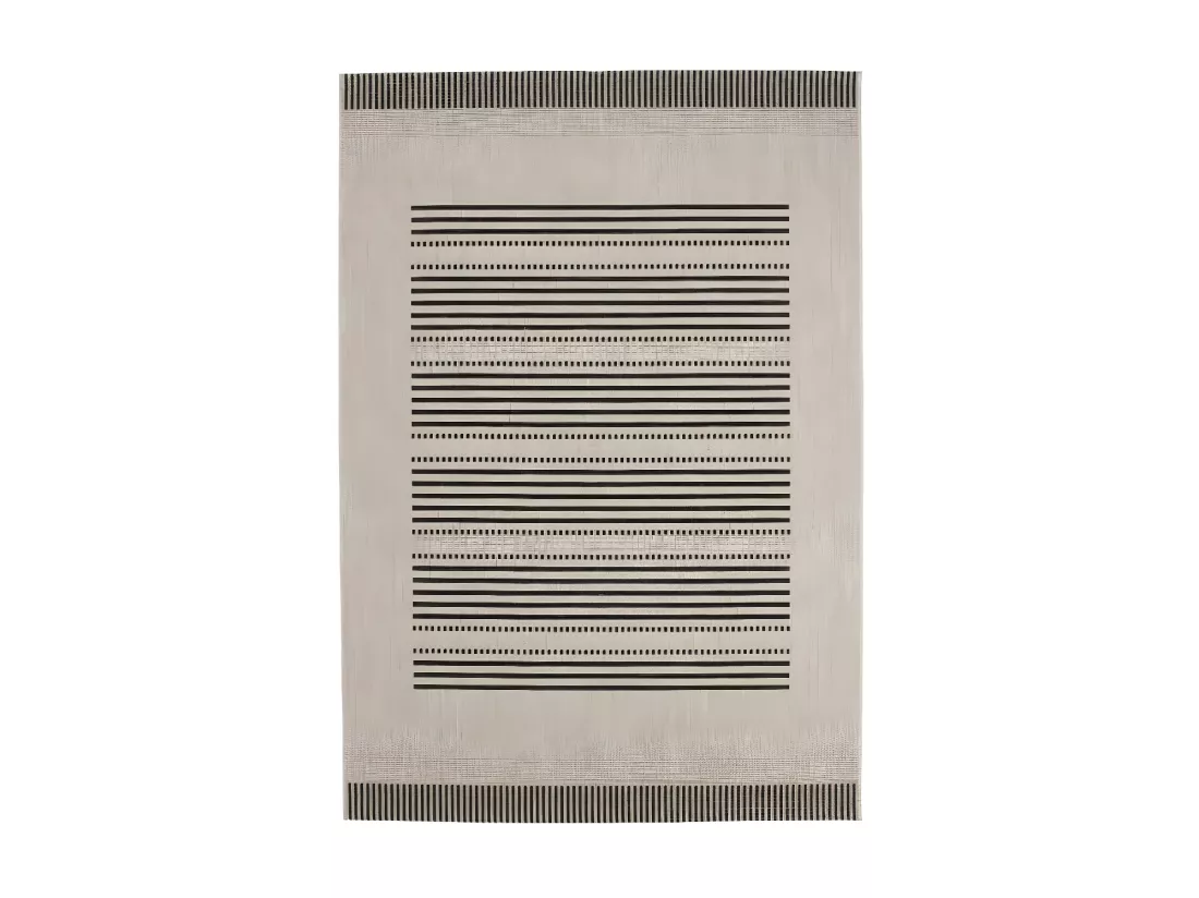 Tapis 230x160cm, design F105A coloris argent - Confort et élégance pour votre intérieur