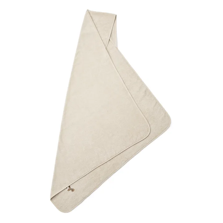 Liewood Cape de bain en coton bio Goya | Beige