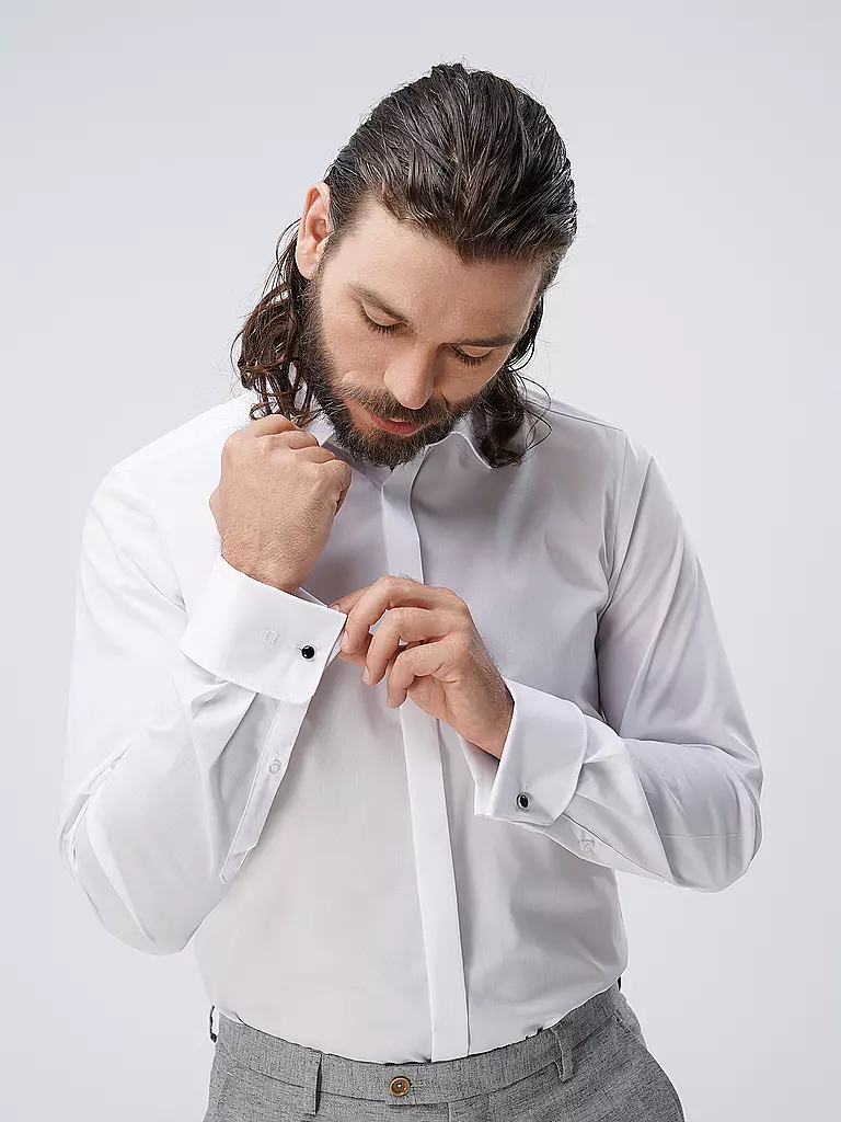 OLYMP LEVEL FIVE Business Hemd Slim Fit weiss