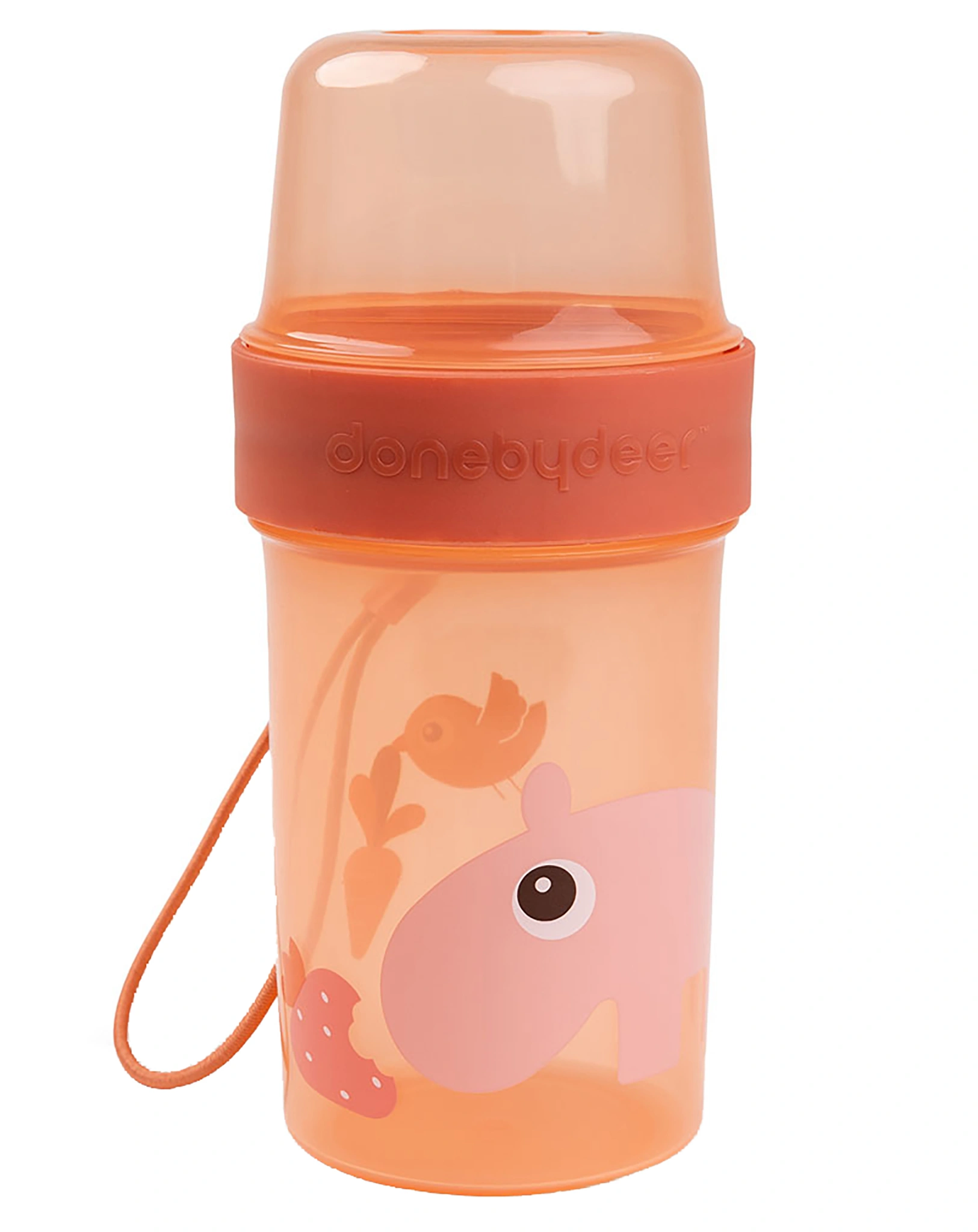 Snackbehälter TO GO - 2-WAY: OZZO (150+320ml) in papaya
